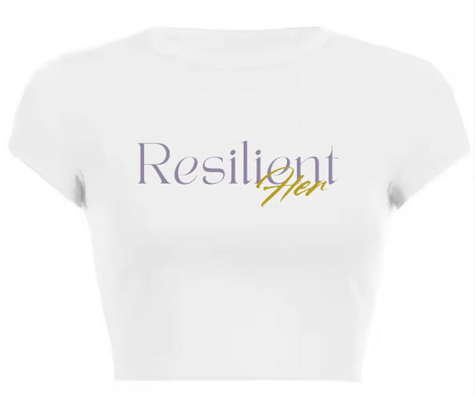 Resilient Her™ Signature Crop Tee