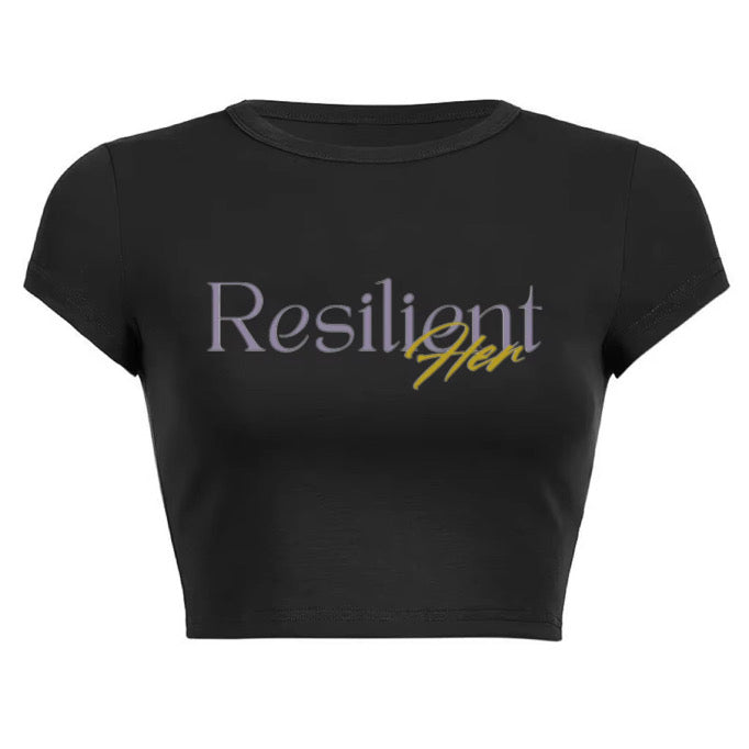 Resilient Her™ Signature Crop Tee