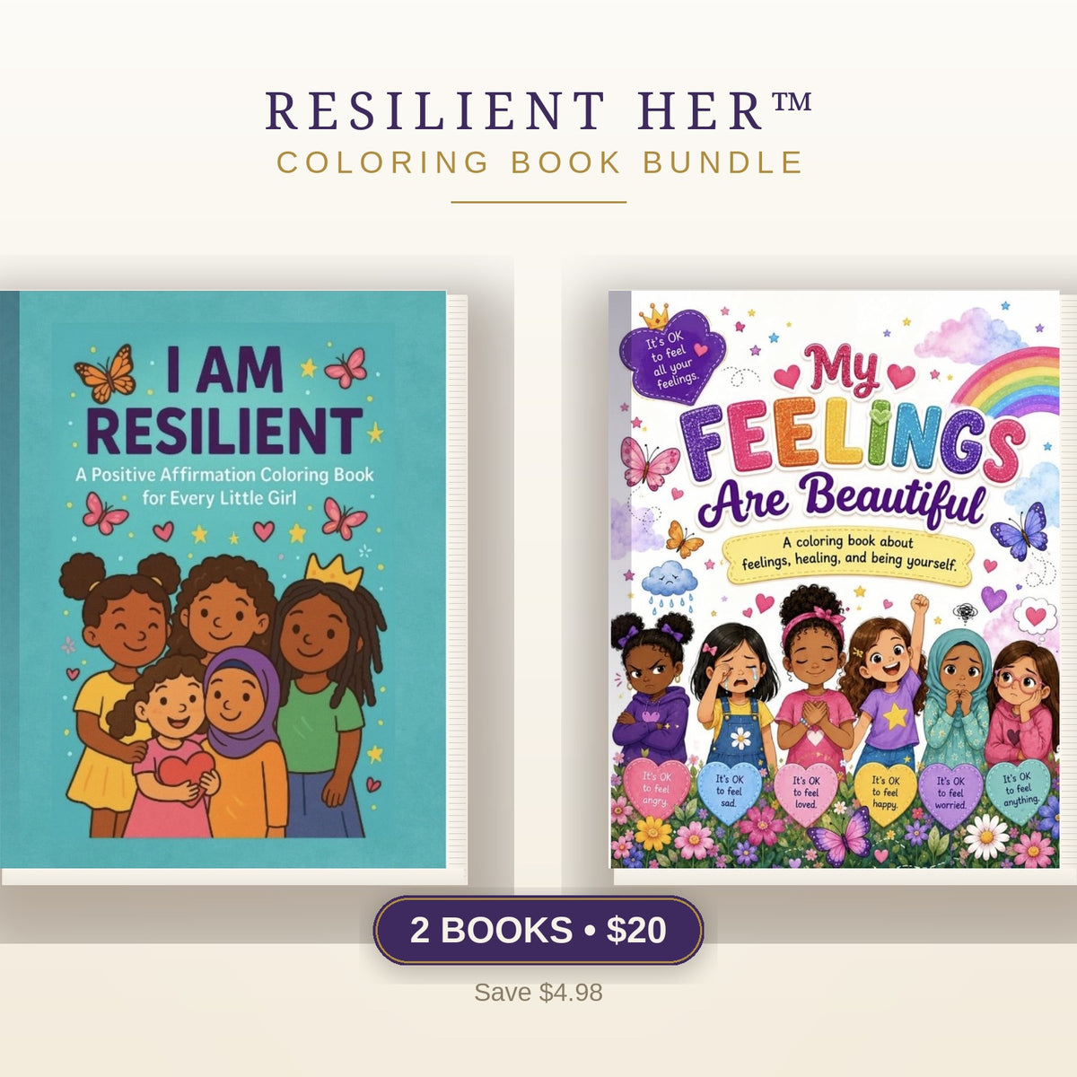 Resilient Her™ Coloring Book Bundle