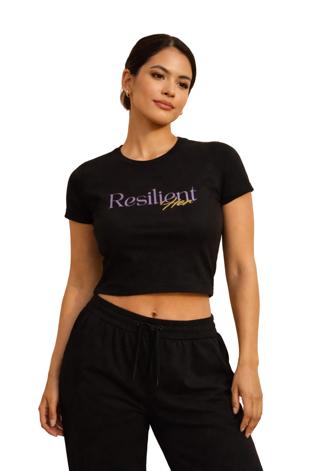 Resilient Her™ Signature Crop Tee