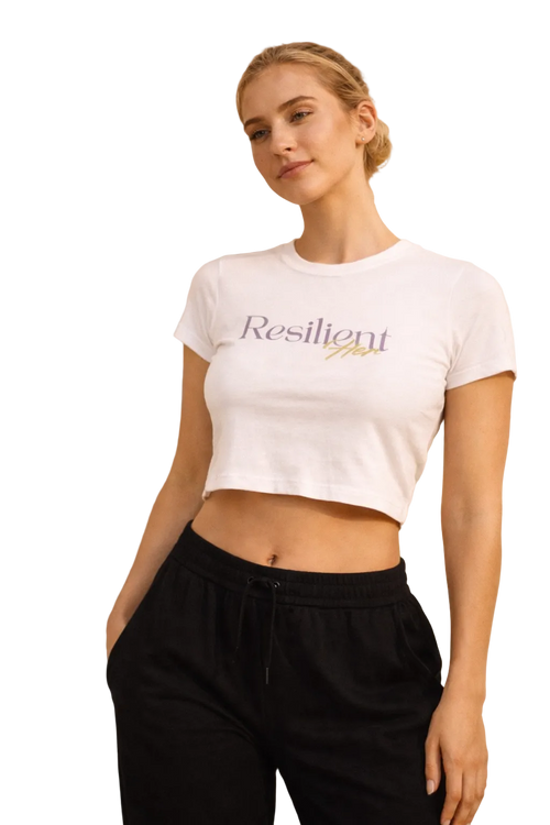 Resilient Her™ Signature Crop Tee